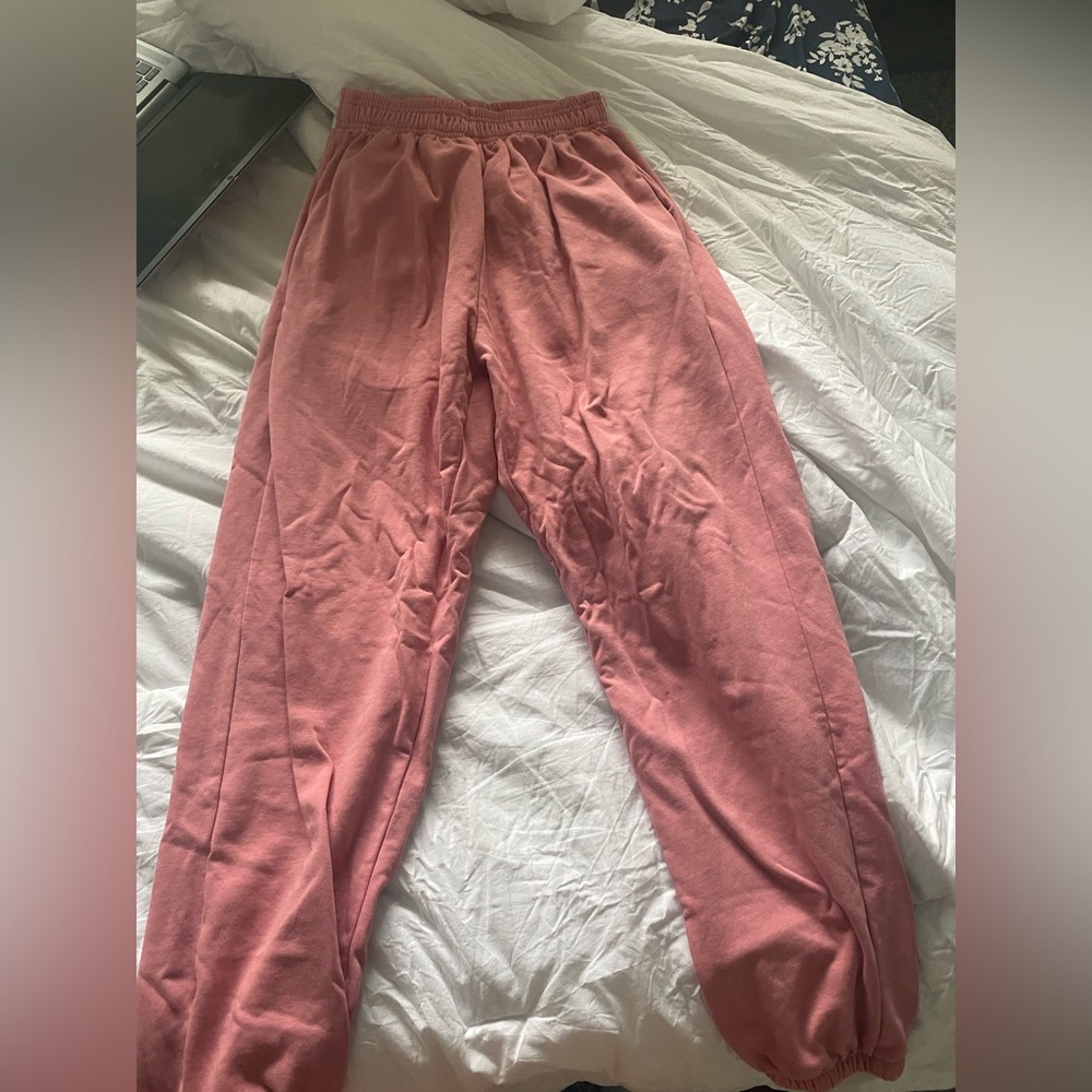 Pink sweatpants